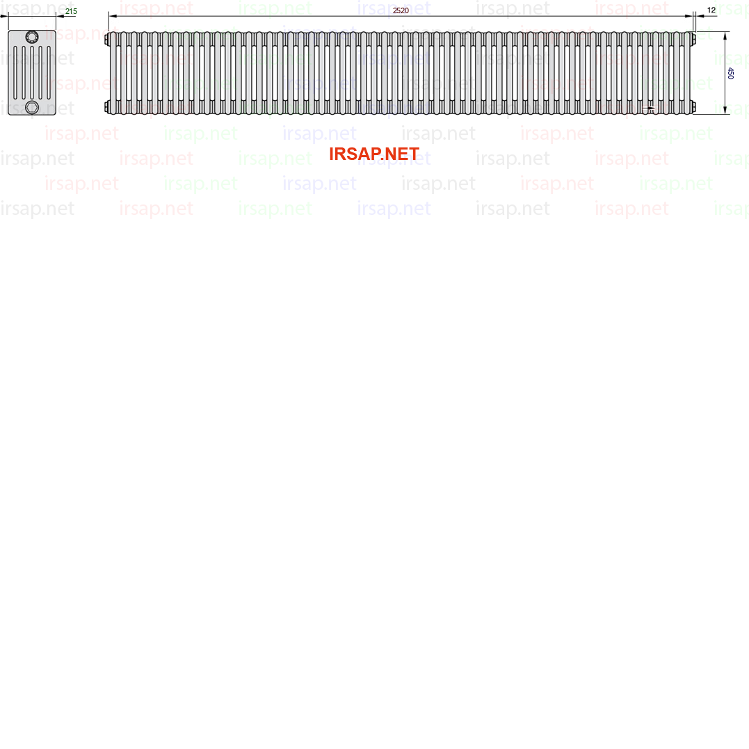 Радиатор IRSAP Tesi 60450/56 T14 CL 01